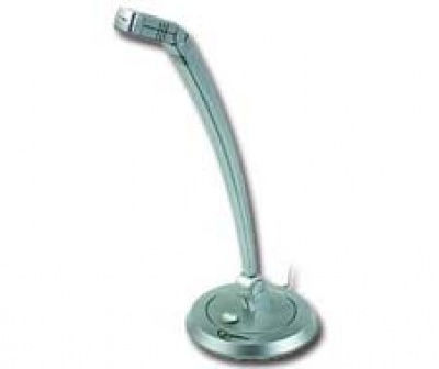 Imagine Microfon Gembird profesional desktop, silver M04