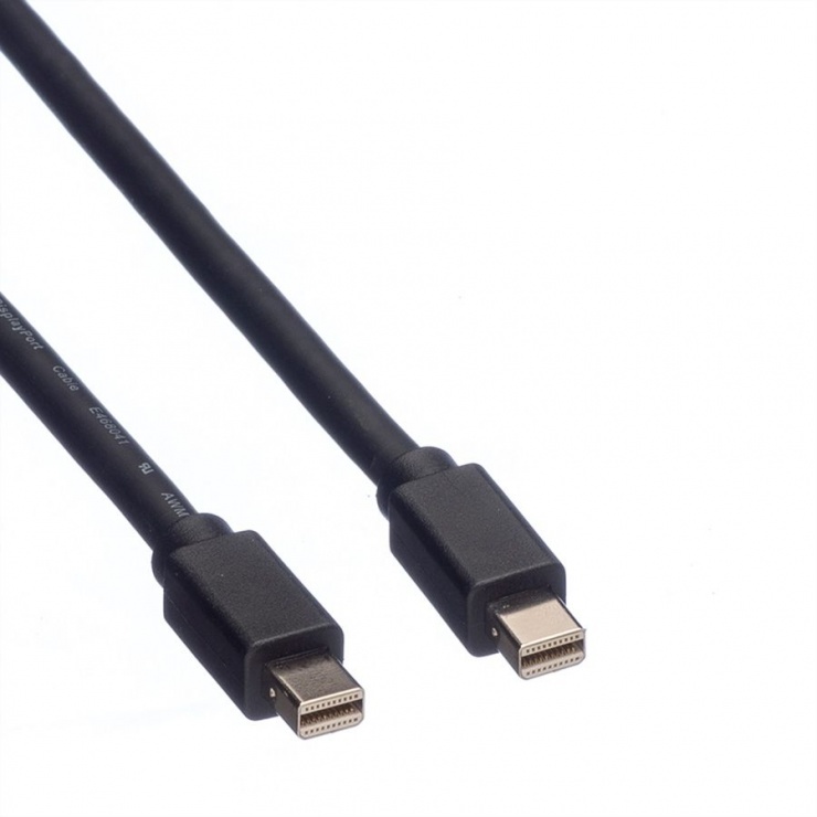 Imagine Cablu Mini Displayport la Mini Displayport T-T 3m Negru, Roline 11.04.5641-1