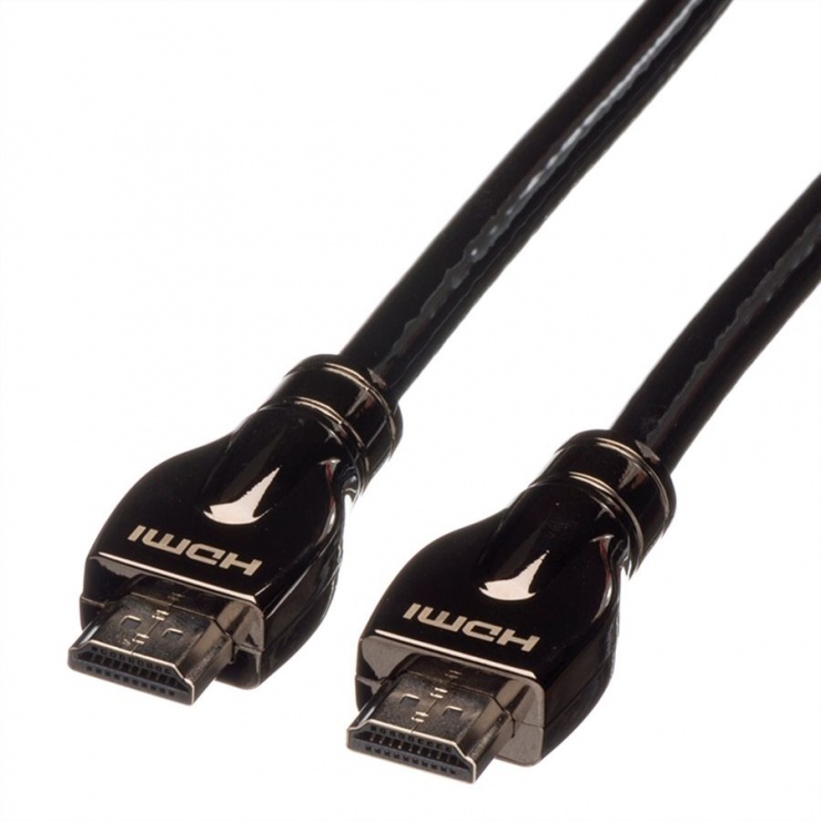 Imagine Cablu HDMI Ultra HD cu Ethernet T-T 20m, Roline 11.04.5687-1