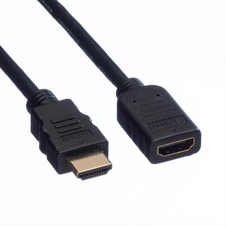 Imagine Cablu prelungitor HDMI T-M 2m Negru, Value 11.99.5575