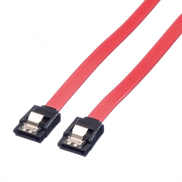 Imagine Cablu date SATA III 6 Gb/s drept/drept 0.5m Rosu, Value 11.99.1550