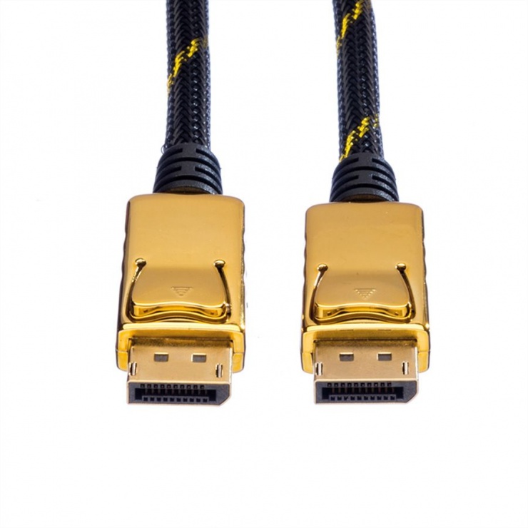 Imagine Cablu Displayport GOLD 4K v1.2 T-T 2m, Roline 11.04.5645-1