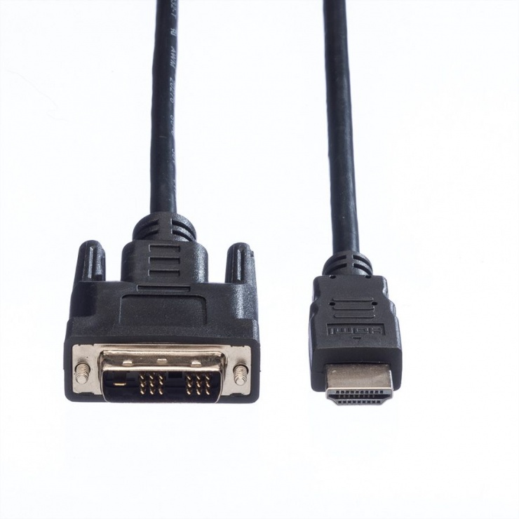 Imagine Cablu HDMI la DVI-D T-T 5m, Value 11.99.5552 -1