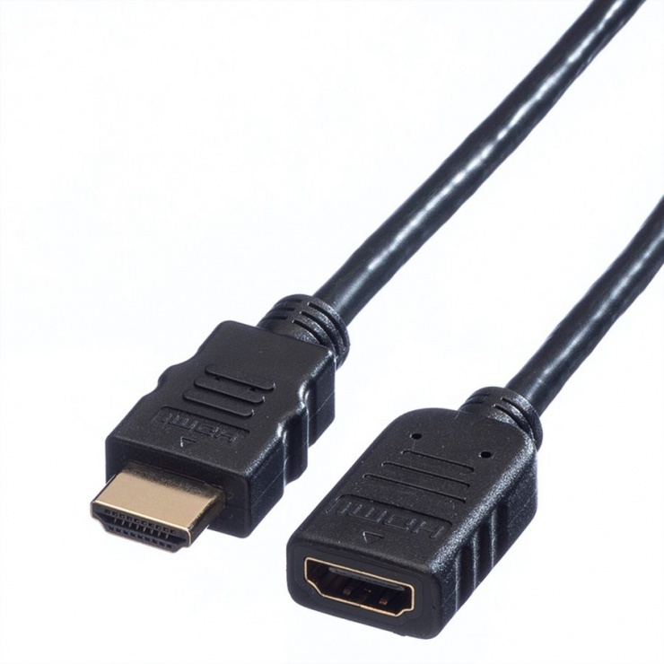 Imagine Cablu prelungitor HDMI T-M 1m Negru, Value 11.99.5574
