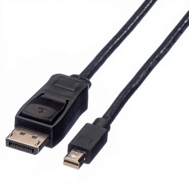 Imagine Cablu Mini Displayport la Displayport T-T 2m Negru, Value 11.99.5635