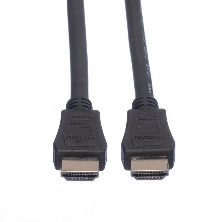 Imagine Cablu HDMI cu Ethernet v1.4 T-T 15m Negru LSOH, Value 11.99.5745-1