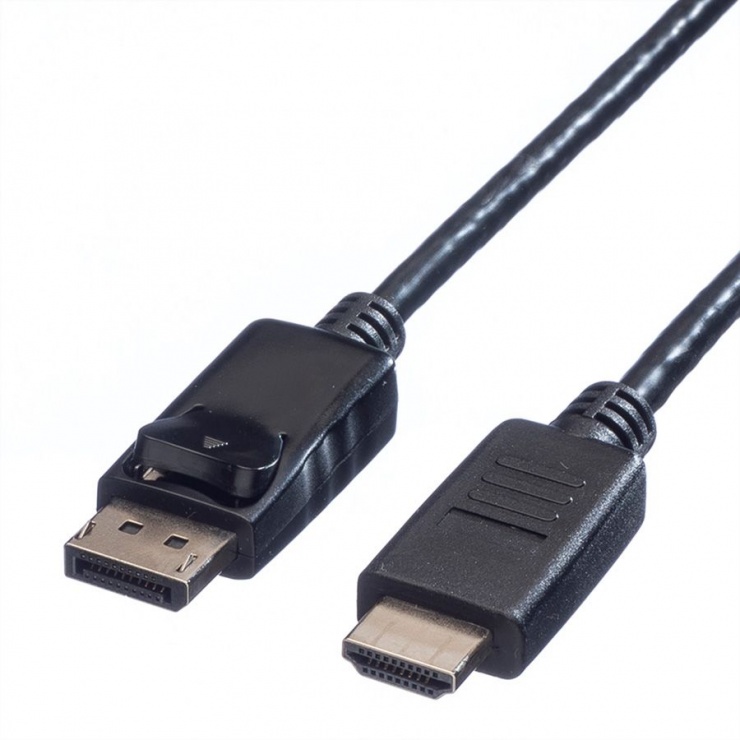 Imagine Cablu Displayport la HDMI Full HD T-T 1m Negru, Value 11.99.5780