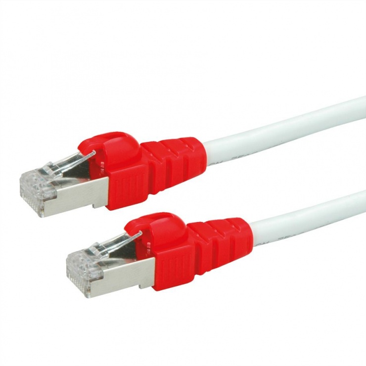 Imagine Cablu de retea EASY SFTP cat. 6A Alb 5m, Roline 21.15.2475