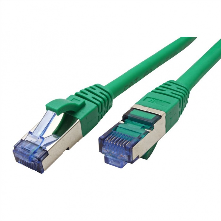Imagine Cablu retea S-FTP cat 6a Verde 0.5m, Value 21.99.1940
