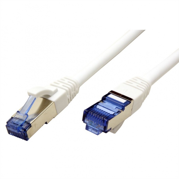 Imagine Cablu de retea SFTP cat 6A 1m Alb, Value 21.99.1971