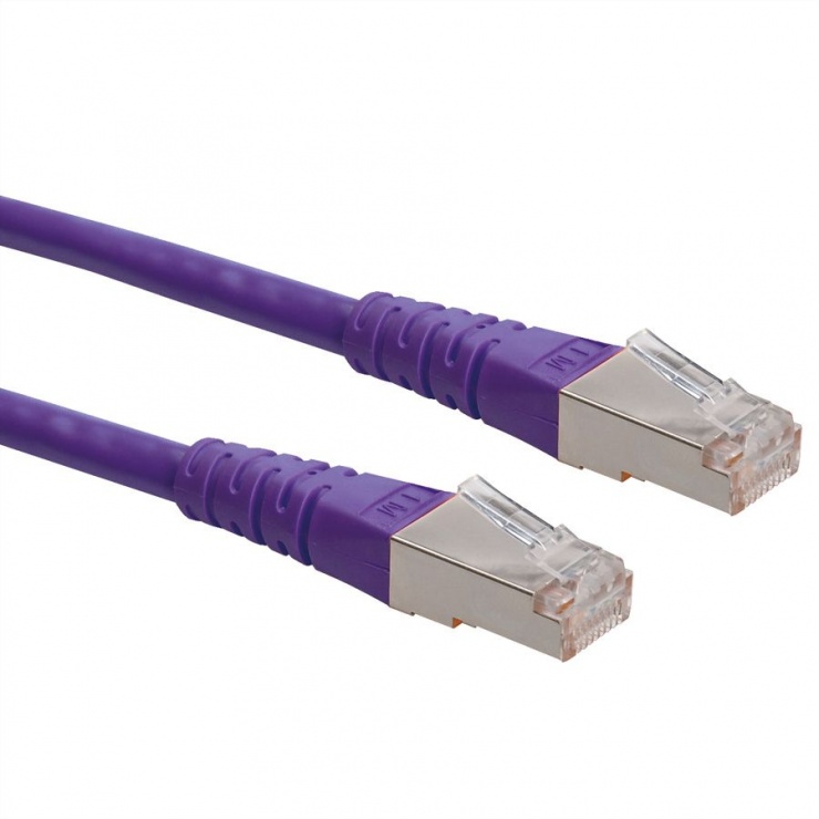 Imagine Cablu de retea SFTP cat 6 2m Violet, Roline 21.15.1350