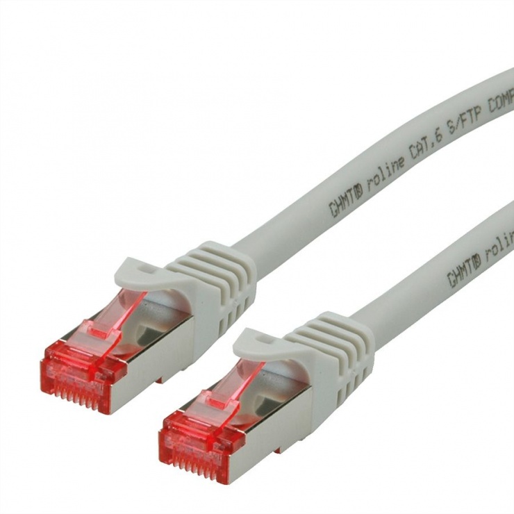 Imagine Cablu de retea SFTP cat 6 Component Level LSOH gri 20m, Roline 21.15.2609