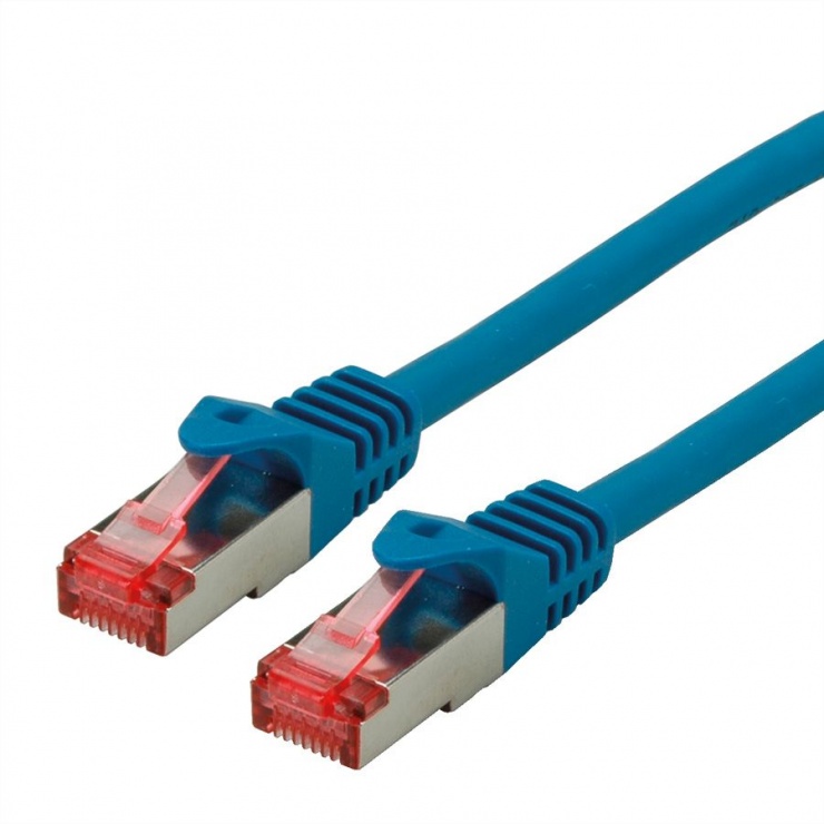 Imagine Cablu de retea SFTP cat 6 Component Level LSOH bleu 20m, Roline 21.15.2649