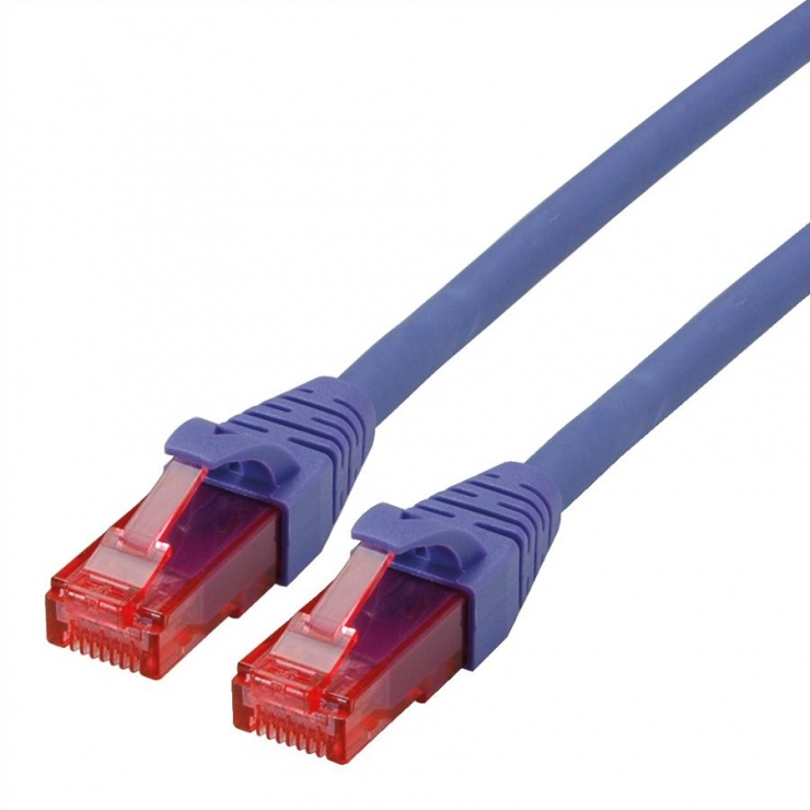 Imagine Cablu de retea UTP Cat.6 Component Level LSOH violet 0.3m, Roline 21.15.2950