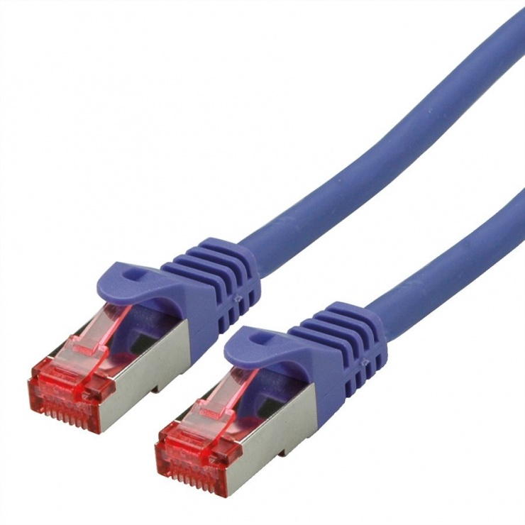 Imagine Cablu de retea SFTP cat 6 Component Level LSOH mov 1.5m, Roline 21.15.2914