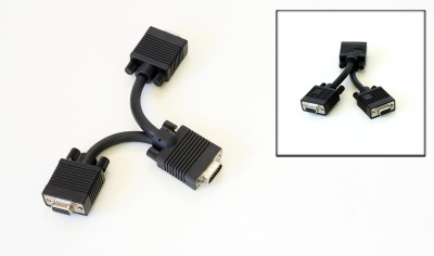 Imagine Cablu splitter Y SVGA, 15 cm Manhattan 304559