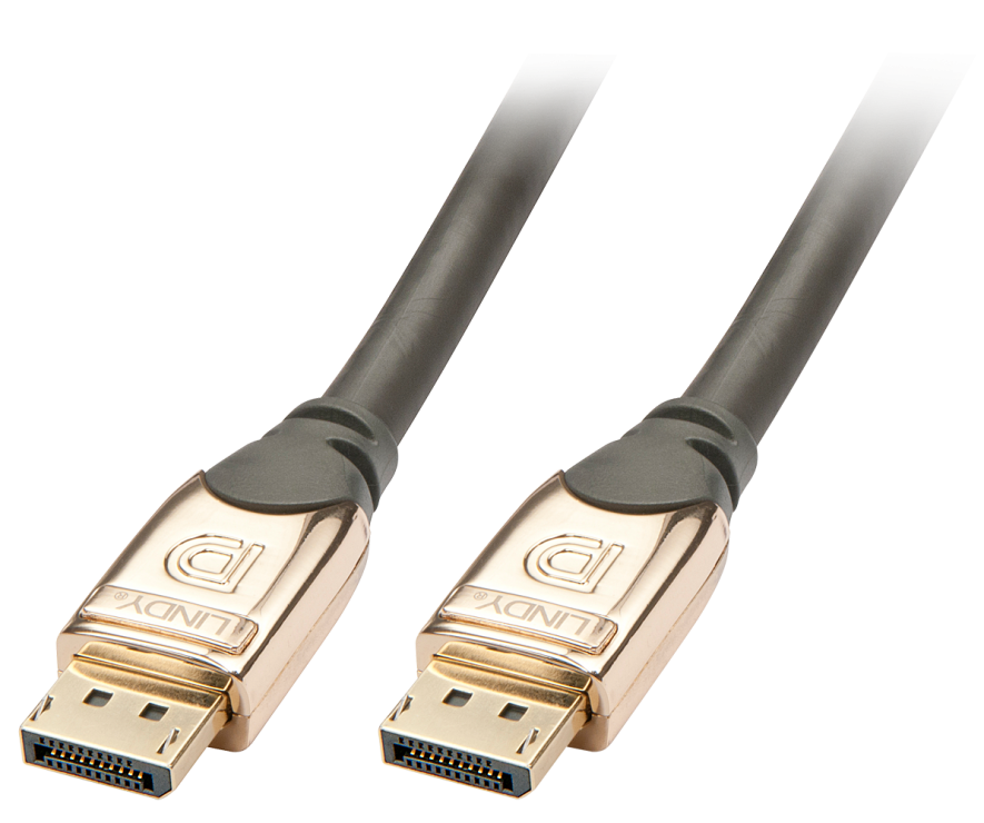 Imagine Cablu Displayport Gold v1.2 T-T 1m, Lindy L37801