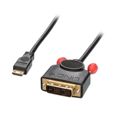 Imagine Cablu Mini HDMI la DVI-D 1m, Lindy L41176