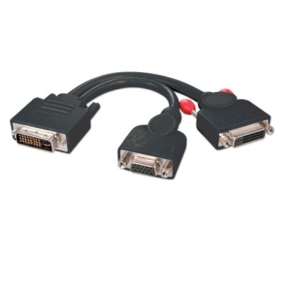 Imagine Splitter DVI-I la DVI-D + VGA T-M, Lindy L41218