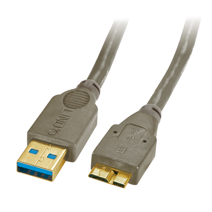 Imagine Cablu USB 3.0 la micro USB-B T-T 1m, Lindy L41866