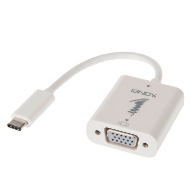Imagine Adaptor USB tip C la VGA T-M, Lindy L43190