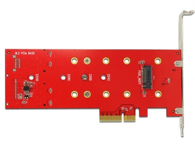Imagine PCI Express cu 3 x sloturi M.2 NGFF, Delock 89394