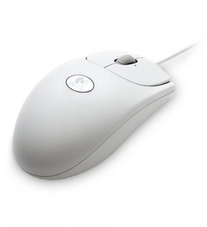 Imagine Mouse Logitech "RX250" Optical Mouse USB/PS2, Gri 910-000185