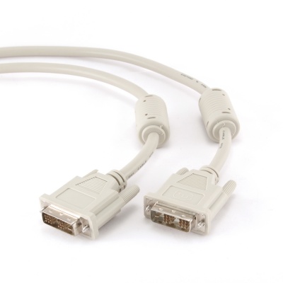 Imagine Cablu DVI-D Single Link 18+1pini ecranat 3m, Gembird CC-DVI-10