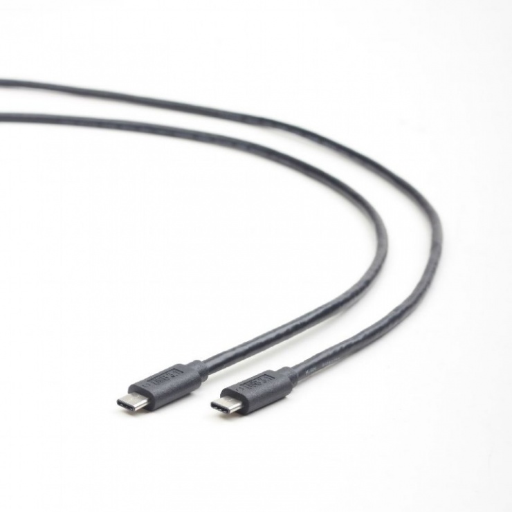 Imagine Cablu USB 3.1 tip C T-T PD (Power Delivery) 1m T-T Negru, Gembird