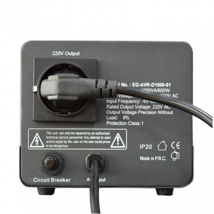 Imagine AVR 1000VA 1 x Schuko socket, GEMBIRD EG-AVR-D1000-01