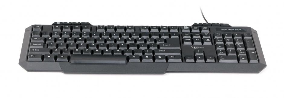 Imagine Tastatura Multimedia USB Negru, Gembird KB-UM-105