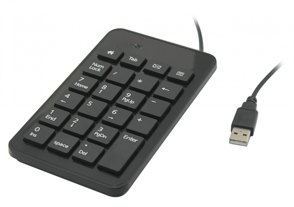 Imagine Tastatura numerica 23 taste USB black, GEMBIRD KPD-01