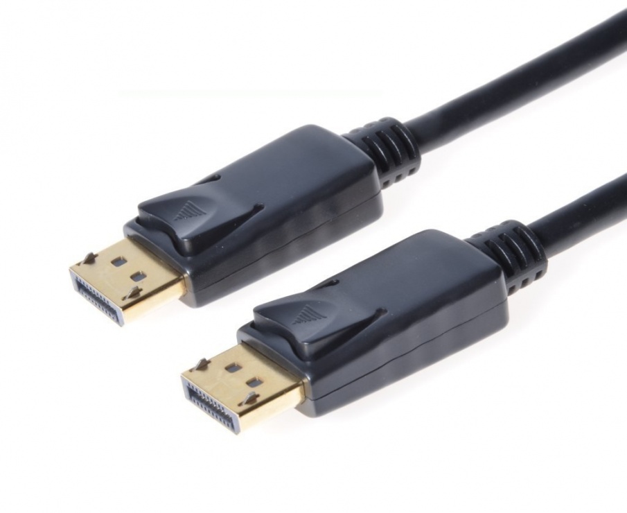 Imagine Cablu Displayport v1.2 T-T negru 0.5m, KPORT4-005