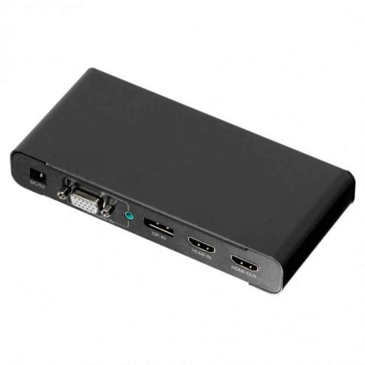 Imagine Switch DisplayPort, HDMI & VGA la HDMI, Lindy L38272-1