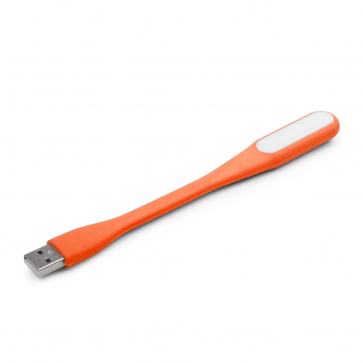 Imagine Lampa LED pentru notebook pe USB Orange, Gembird NL-01-O