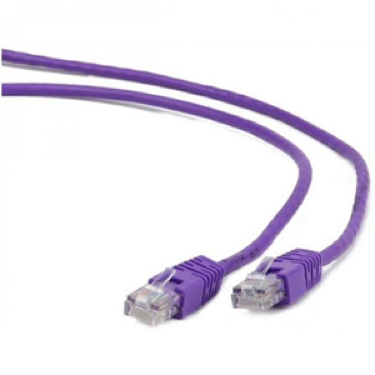 Imagine Cablu retea UTP Cat 5e 2m violet, Gembird PP12-2M/V