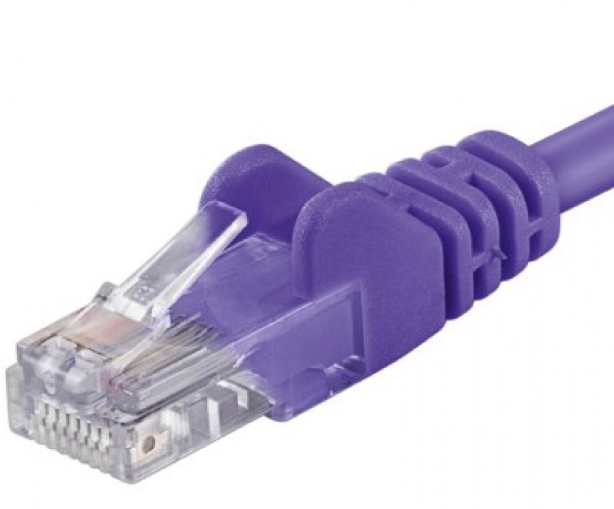 Imagine Cablu retea UTP cat.5e 1.5m mov, SPUTP015V