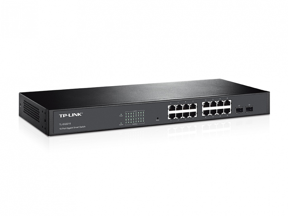 Imagine Switch WEB SMART 16 Porturi 10/100/1000M + 2 sloturi SFP gigabit