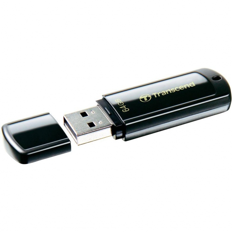Imagine Stick USB 2.0 64GB TRANSCEND JetFlash 350 Black