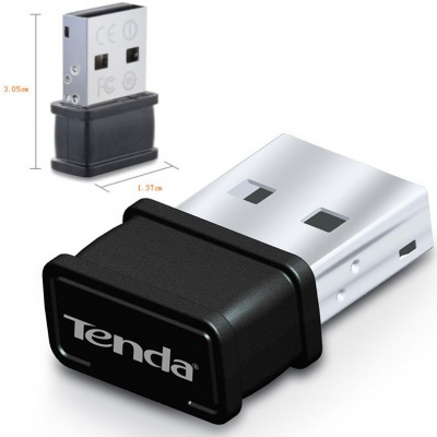 Imagine  Adaptor Wireless N mini USB 150Mbps, Tenda W311MI