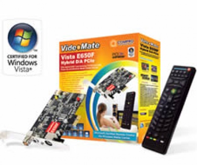 Imagine TV Tuner COMPRO E650F, PCI-E Hybrid (digital DVB-T+ analog)