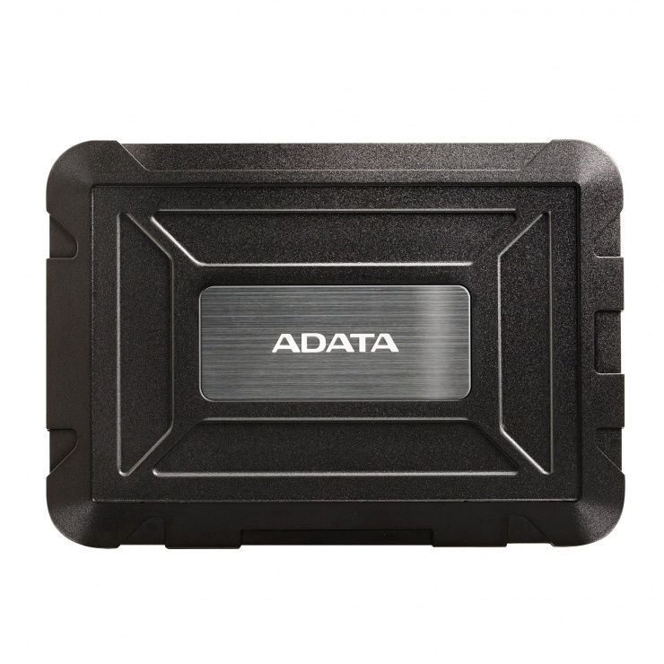 Imagine Rack extern ED600 2.5" HDD SATA la USB 3.1, A-DATA AED600U31-CBK