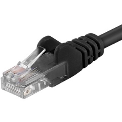 Imagine Cablu retea UTP cat.5e Negru 0.5m, sputp005C