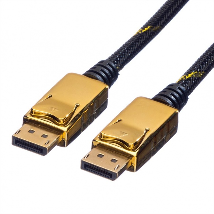 Imagine Cablu Displayport GOLD v1.2 T-T 1.5m, Roline 11.04.5639
