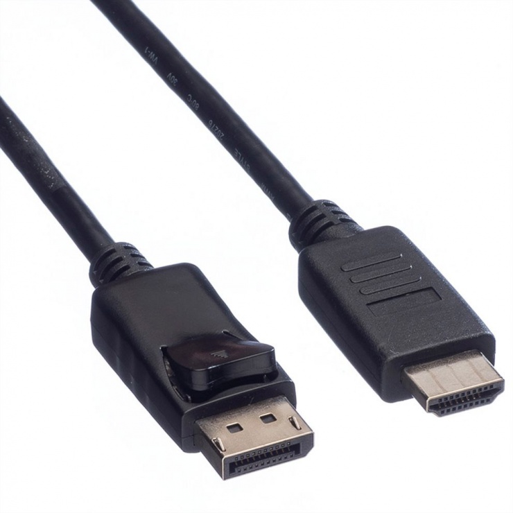 Imagine Cablu Displayport la HDMI Full HD T-T 4.5m Negru, Value 11.99.5783