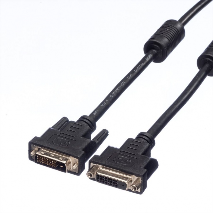 Imagine Cablu prelungitor DVI-D Dual Link 24+1 pini T-M 2m, Value 11.99.5563