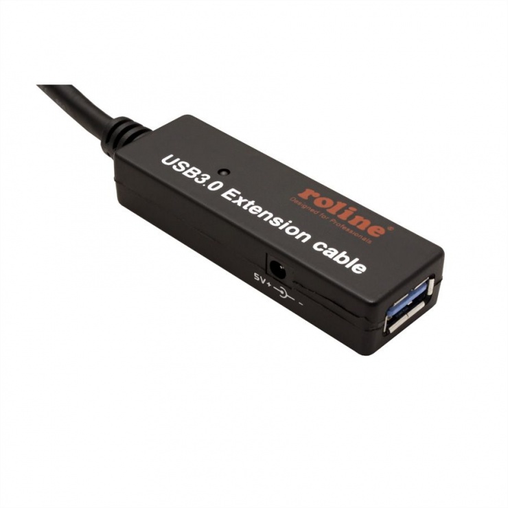 Imagine Cablu prelungitor USB 3.0 T-M activ 10m, Roline 12.04.1080-2