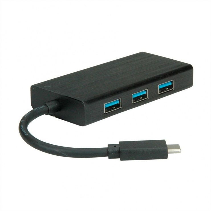 Imagine Hub USB 3.1 tip C la 3 x USB-A + port LAN Gigabit, Value 12.99.1109