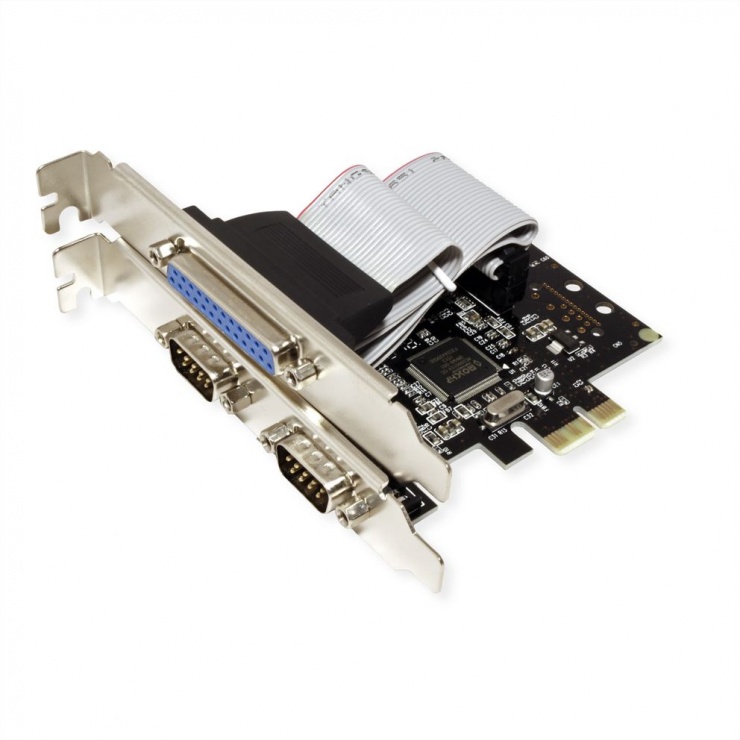 Imagine PCI Express la 2 x Serial RS232 + 1 x Paralel DB25, Value 15.99.2116-1