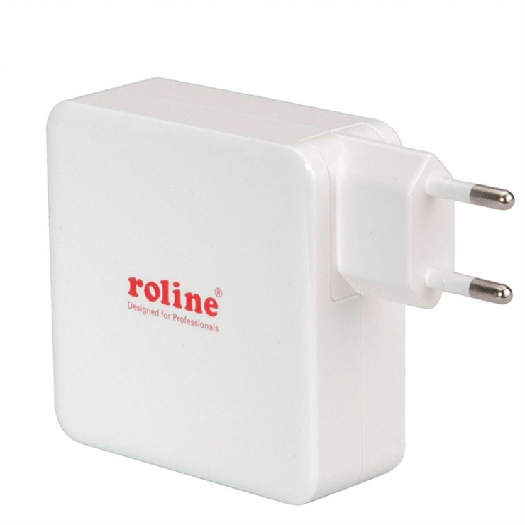 Imagine Incarcator priza Power IQ cu 1 x USB-C 3.5A 65W, Roline 19.11.1029